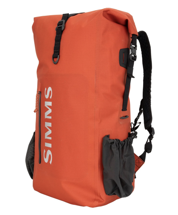 Simms Dry Creek Rolltop Backpack Simms Orange Simms Dry Creek Rolltop Backpack Simms Orange